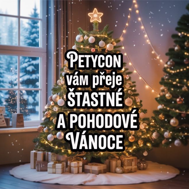 Přejeme vám šťastné a pohodové svátky plné radosti. 🎄🎁🎉
